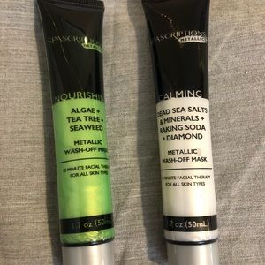 SpaScriptions Metallic Face Masks